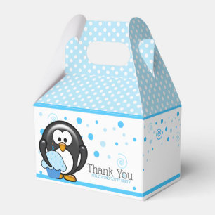 Penguin Cupcake Birthday Party Favour Box