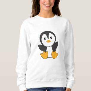Penguin Cute Animals For Kids Funny Bird Sweatshirt