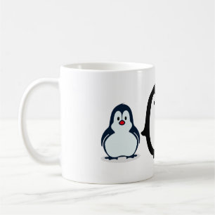 penguin, cute, bird coffee mug