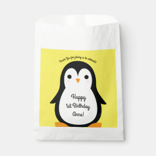 Penguin Cute Kids Birthday Party Favour Bags