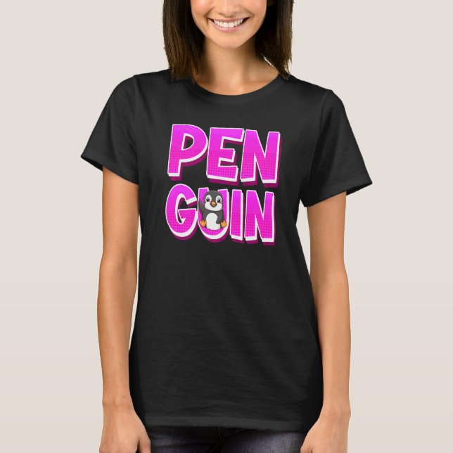 Penguin Cute Penguin  1 T-Shirt (Front)