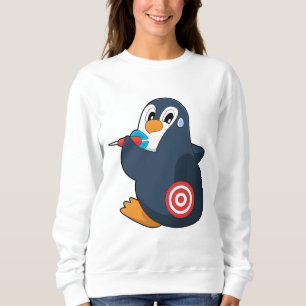 Penguin Darts Dart Dartboard Sweatshirt