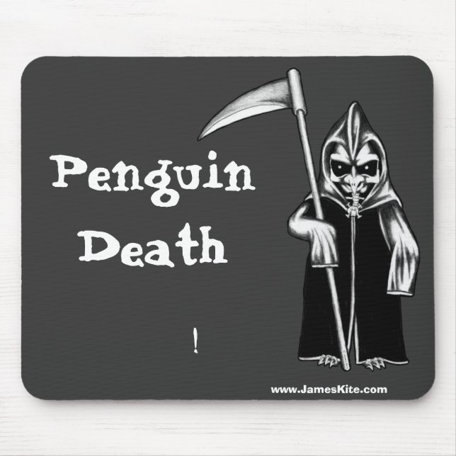 Penguin Death: ! Mouse Pad (Front)