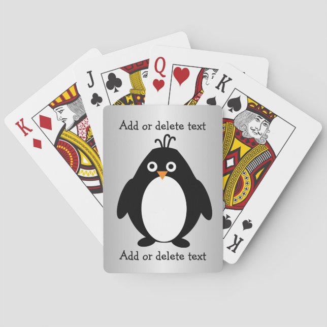 Penguin Design Playing Cards (Back)