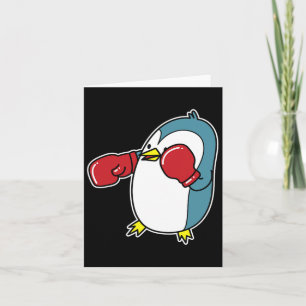 Penguin Does Boxing  Card