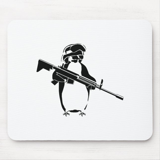 Penguin_DONE_For_Zazzle.png Mouse Pad (Front)