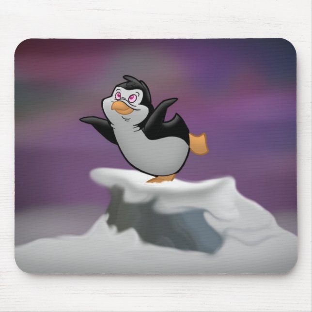 Penguin Dreaming Mousepad (Front)