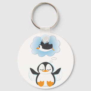 Penguin Dreams Key Ring