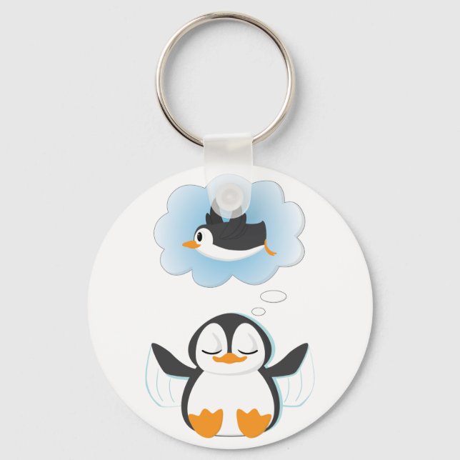 Penguin Dreams Key Ring (Front)