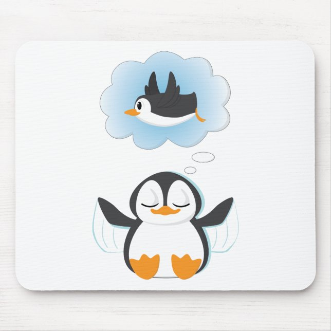 Penguin Dreams Mouse Pad (Front)
