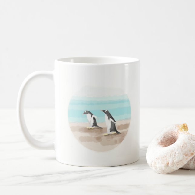 Penguin Duo Mug (With Donut)
