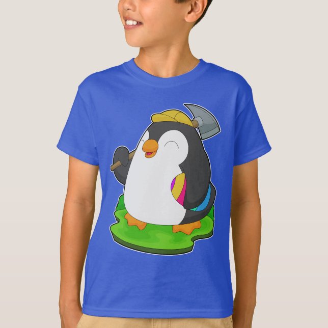 Penguin Easter Miner T-Shirt (Front)