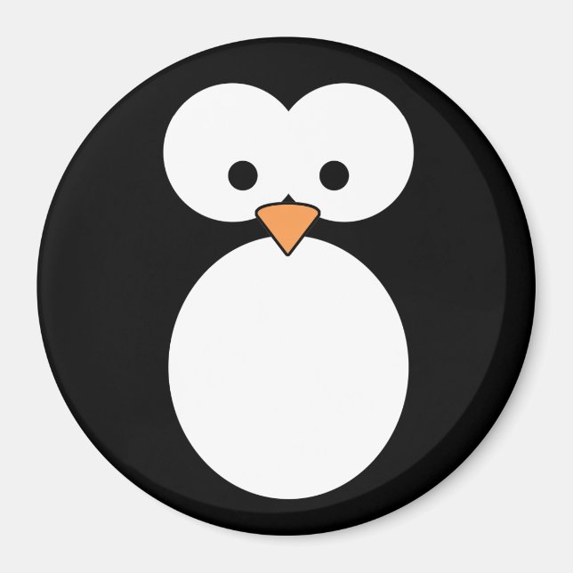 Penguin Eyes Magnet (Front)