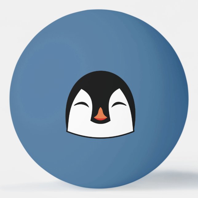 Penguin Face Ping Pong Ball (Front)