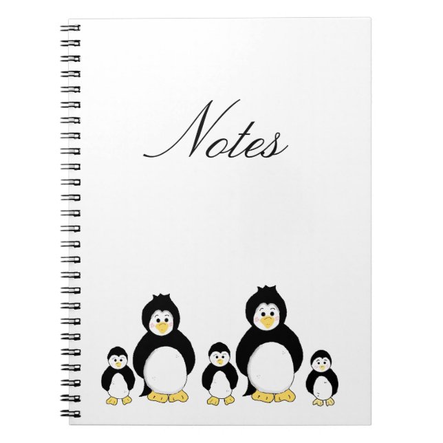 Penguin Family Notebook (Front)