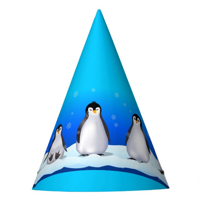 Penguin Family Party Hat (Front)