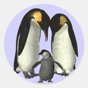 Penguin Family Sticker