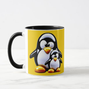 Penguin Family Travel Mug