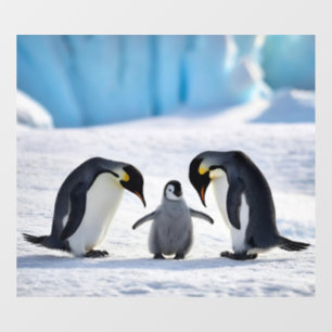 Penguin Family Window Cling