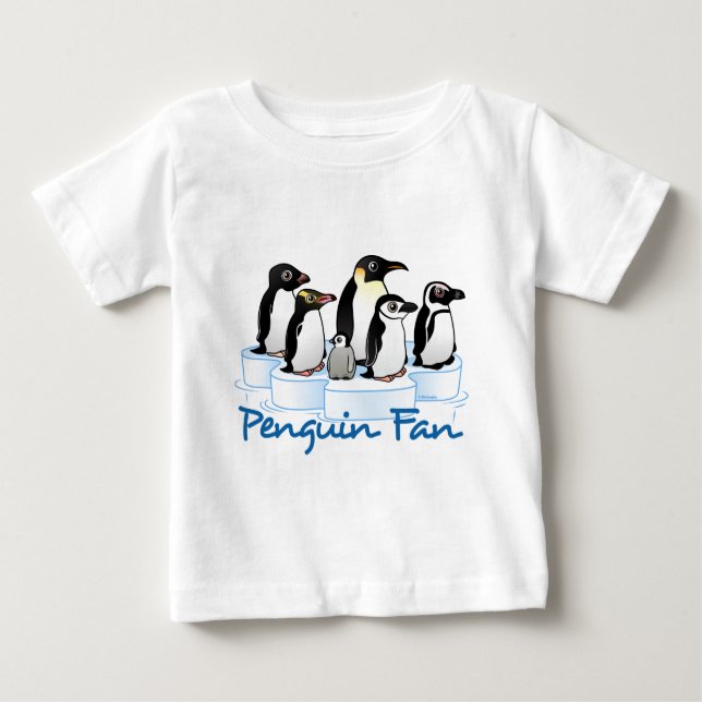 Penguin Fan Baby T-Shirt (Front)