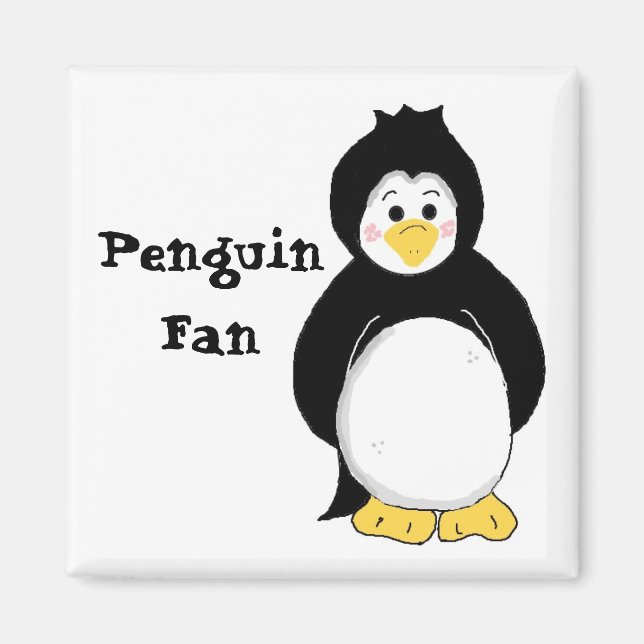 Penguin Fan Magnet (Front)