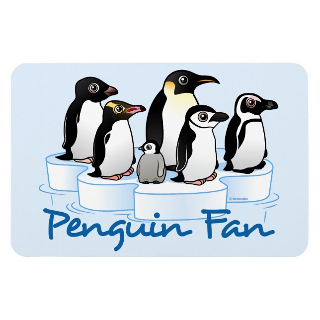 Penguin Fan Magnet (Horizontal)