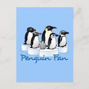 Penguin Fan Postcard