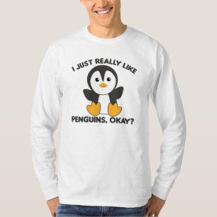Penguin Favourite Animal Cute Penguins For Animal T-Shirt