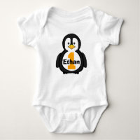 Penguin First Birthday Shirt