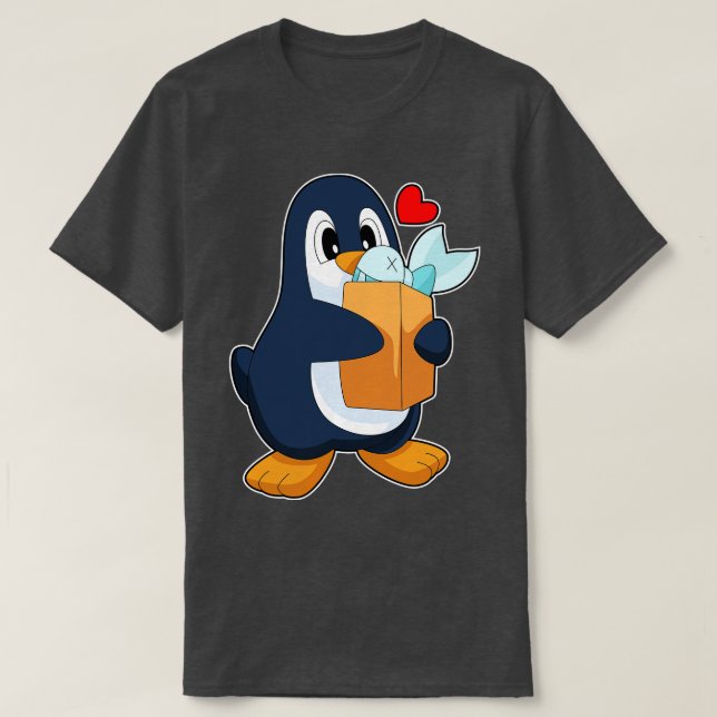 Penguin Fish T-Shirt (Design Front)