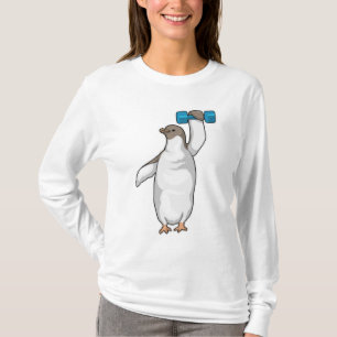 Penguin Fitness Dumbbell T-Shirt