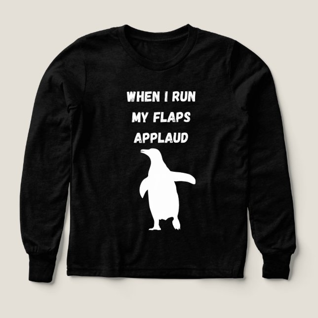 penguin flaps applaud inappropriate embarrassing (Design Front)