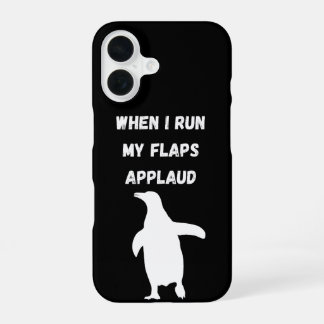 penguin flaps applaud inappropriate embarrassing iPhone 16 case