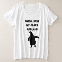 penguin flaps applaud inappropriate embarrassing