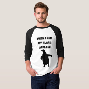 penguin flaps applaud inappropriate embarrassing T-Shirt