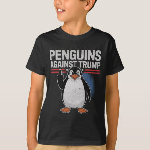 Penguin Flippers Up Anti Trump Resist Penguins Aga T-Shirt