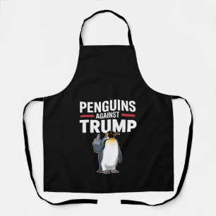 Penguin Flippers Up Resist Penguins Against Trump Apron