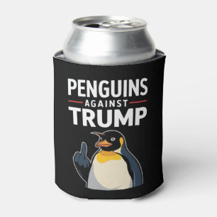 Penguin Flippers Up Resist Penguins Against Trump Can Cooler