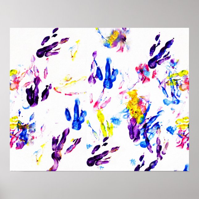 penguin footprints poster (Front)