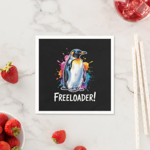 Penguin Freeloader Resist Politics Napkin