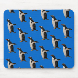 Penguin Frenzy Mousemat (Blue)