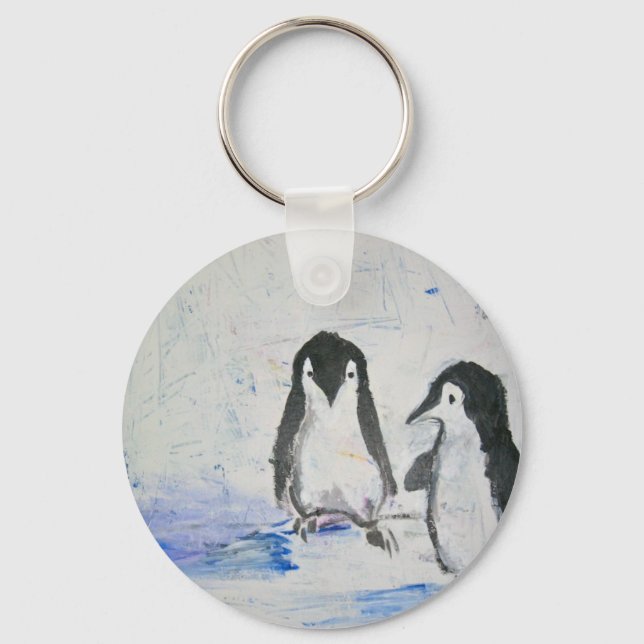 Penguin friends key ring (Front)