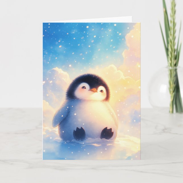 Penguin Frosty Beginnings Card (Front)
