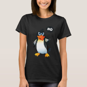 Penguin - Funny - Evil - NÖ T-Shirt
