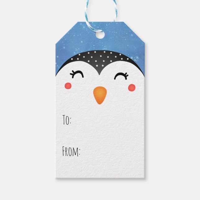 Penguin Gift Tags (Front)