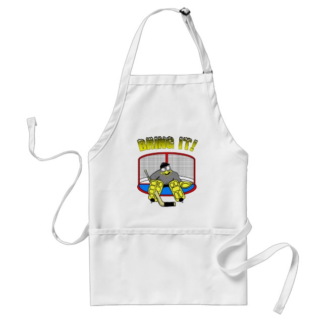 Penguin Goalie Apron (Front)