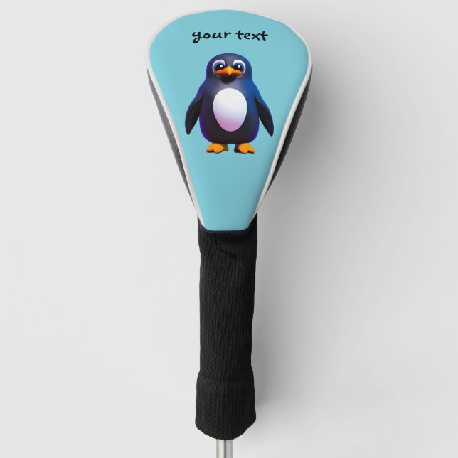 Penguin Golf Head Cover (Front)