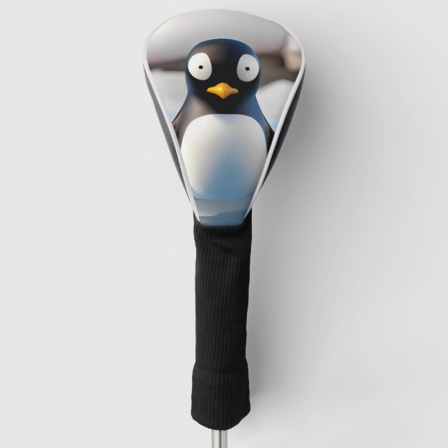 Penguin Golf Head Cover (Front)