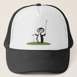 Penguin Golf Trucker Hat