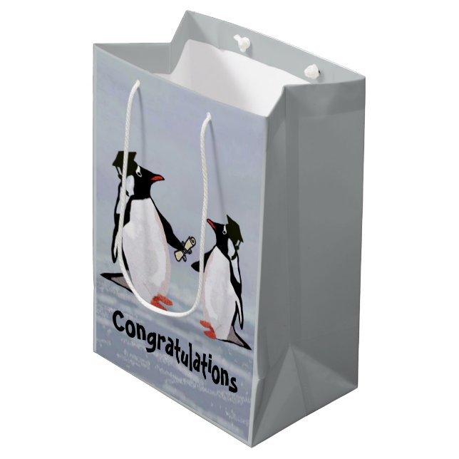 Penguin Grads Gift Bags (Front Angled)